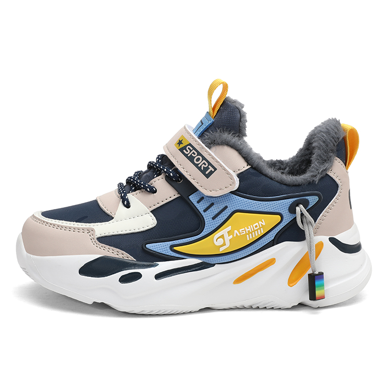 

Противоскользящие и износостойкие, легкие, амортизирующие, низкие детские баскетбольные кроссовки Wooden Rabbit, серый/синий