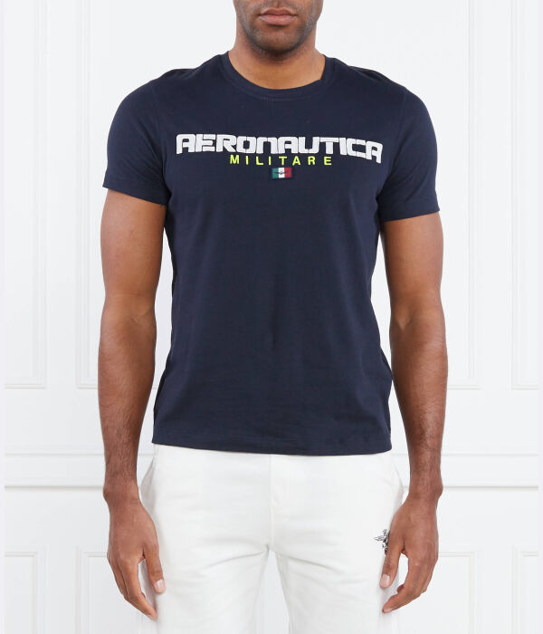 

Футболка Regular Fit Aeronautica Militare, синий
