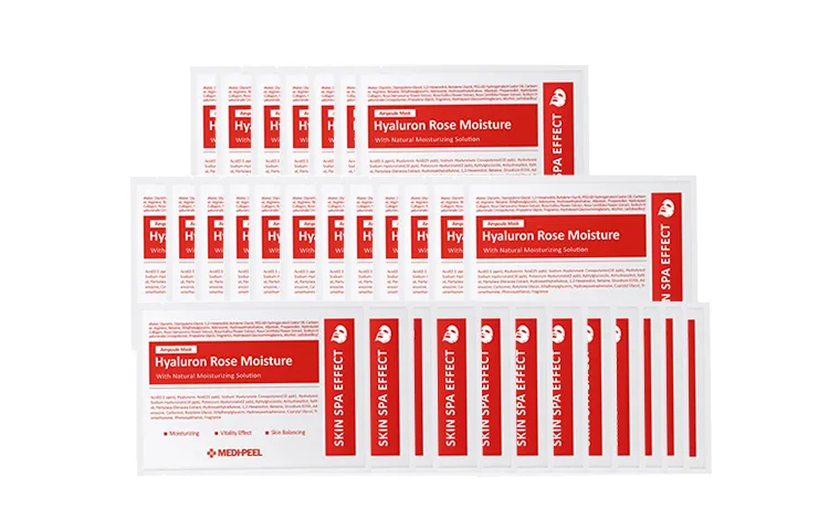 Маска для лица Medi-Peel — Увлажняющая с экстрактом розы, 50 Pcs — фото 2