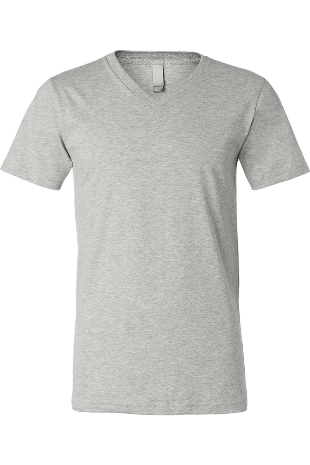 

Футболка BELLA + CANVAS Heather CVC с V-образным вырезом, цвет athletic heather