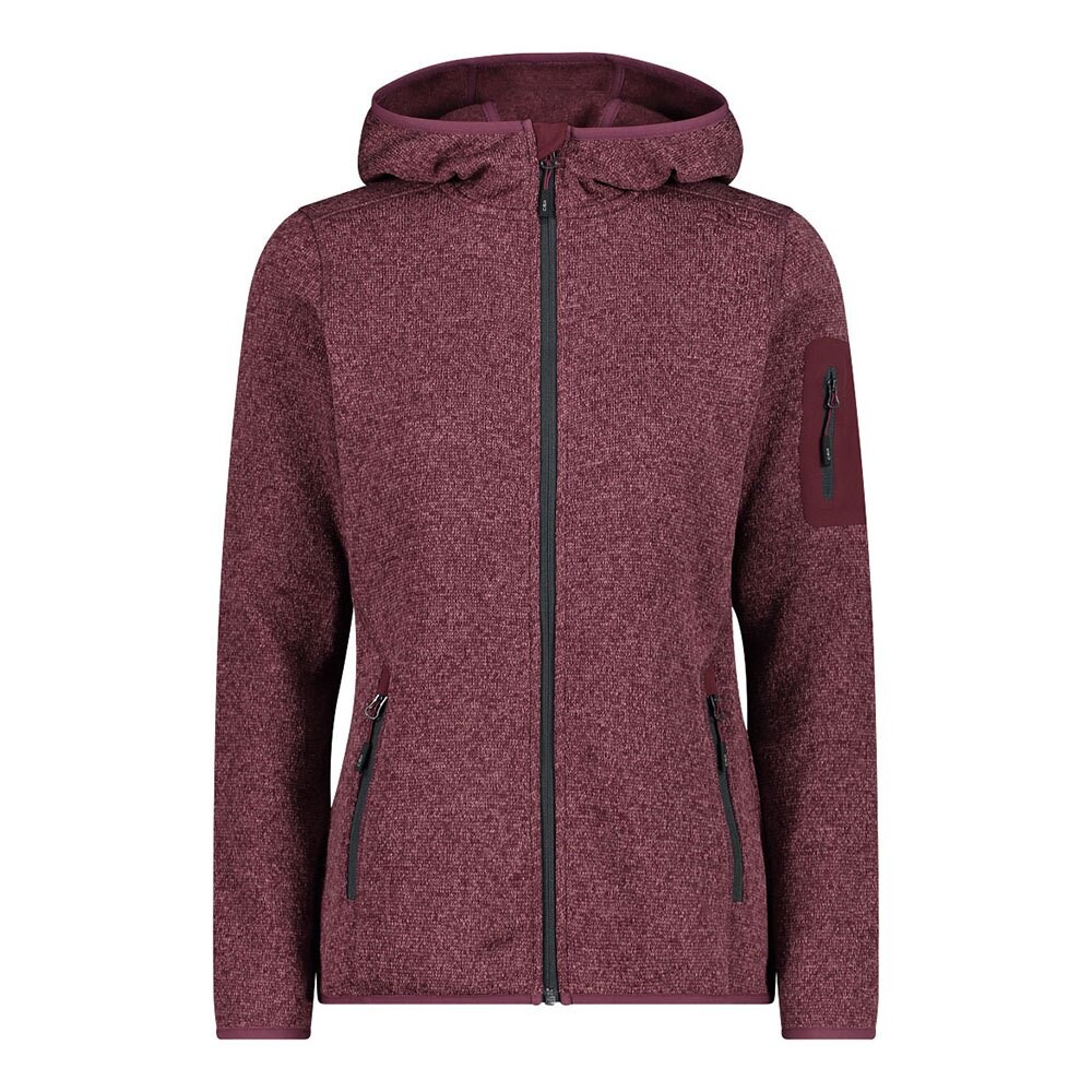 

Куртка CMP 3H19826 Hooded Fleece, красный