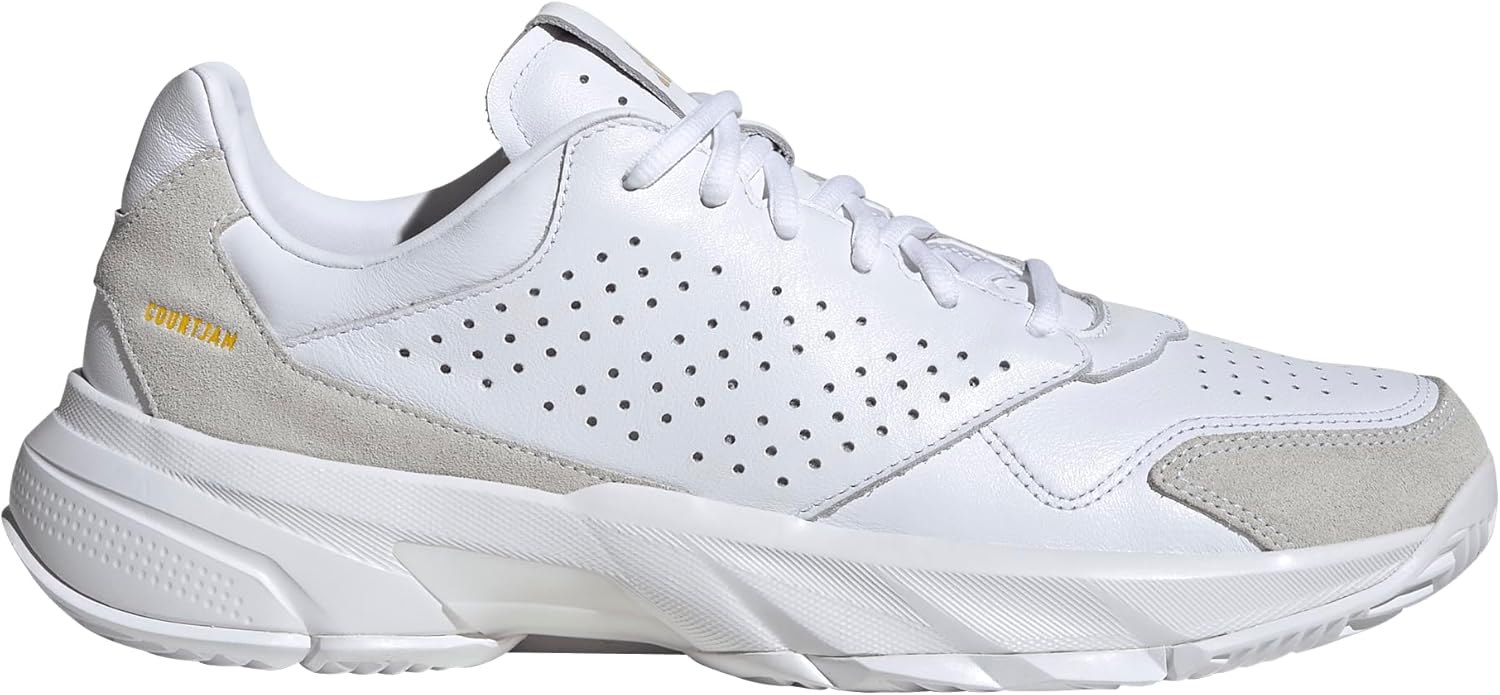 Теннисные кроссовки Adidas Courtjam Control 3 Premium, белый — фото 2
