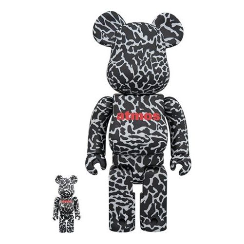 

Фигурка Atmos x BE@RBRICK Reverse Elephant Large Black Printing 100%+400%