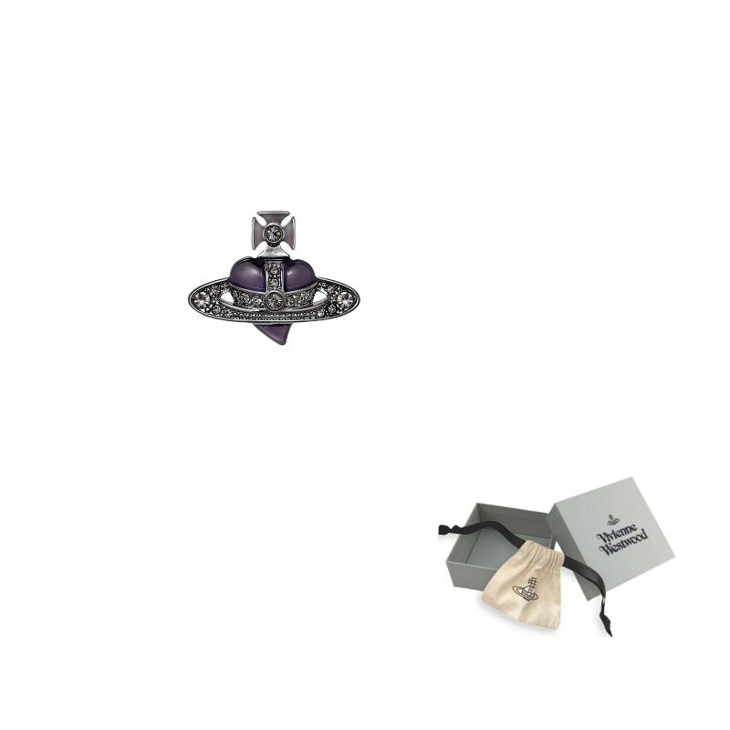 

Бронзовая серьга-гвоздик для мужчин Diamond Single Stud Vivienne Westwood