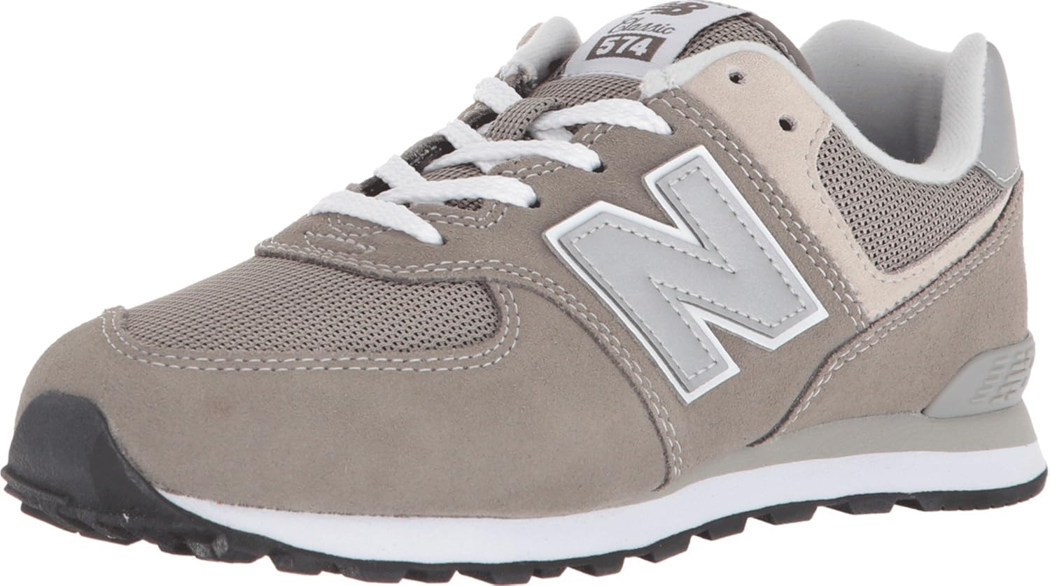 

Кроссовки New Balance Kids 574 V1 Familiar Ground на шнуровке, серый