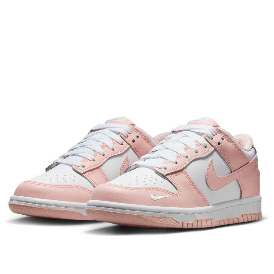 Кроссовки (GS) Nike Dunk Low 'White Washed Coral', белый — фото 3