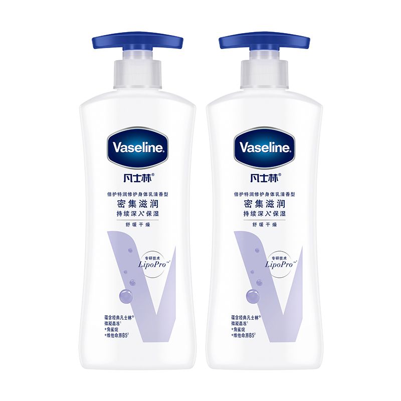 

Интенсивно увлажняющий ароматный лосьон для тела увлажняющий, восстанавливающий, успокаивающий 400мл/400мл*2 Vaseline