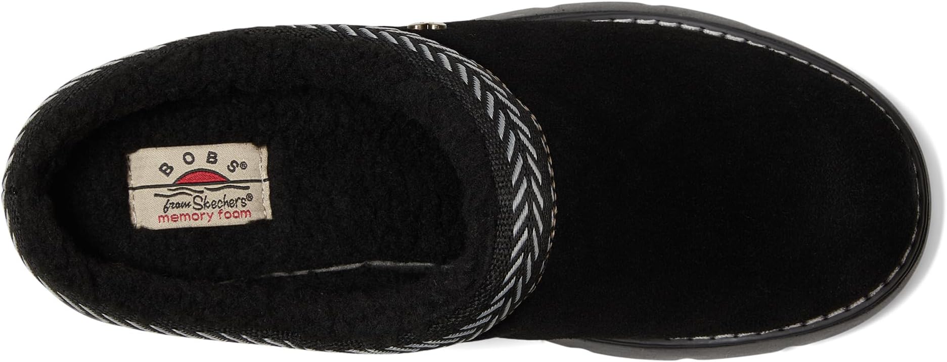 Тапочки BOBS from SKECHERS Women's Keepsakes Lite - Fuzzy Dreams, Black/Black — фото 2