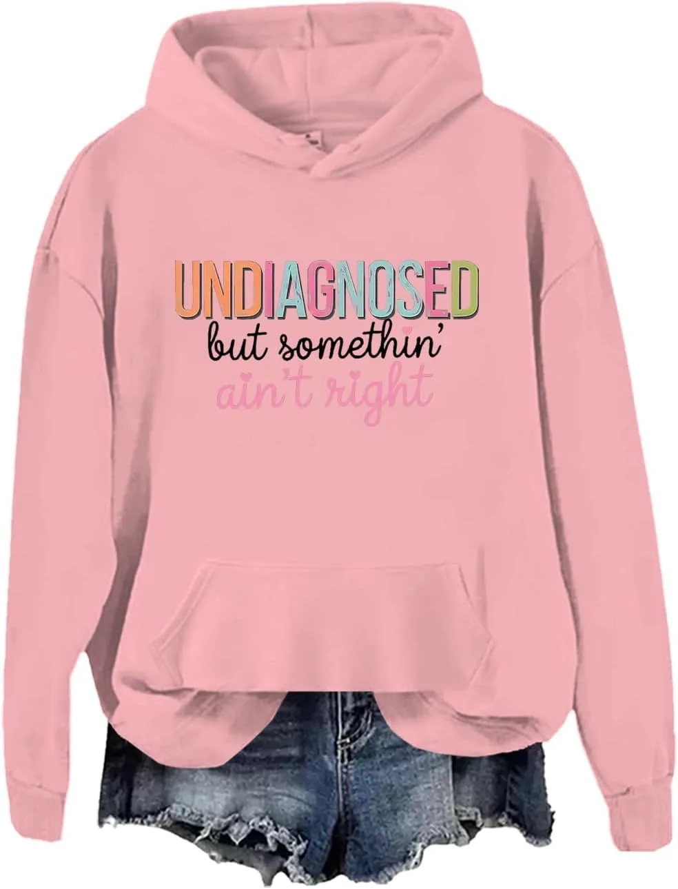 

Толстовка Undiagnosed But Something Ain't Right с длинным рукавом