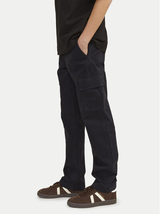 Брюки loose fit Kane 12261033 Jack & Jones Junior, черный — фото 4