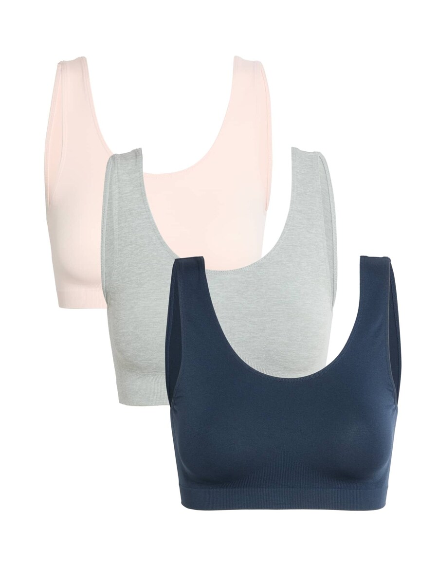 

Бюстгальтер Marks & Spencer Bralette Bra, цвет navy/pastel green/rose