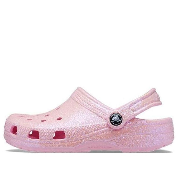 

Кроссовки classic glitter clogs 'pink' Crocs, розовый