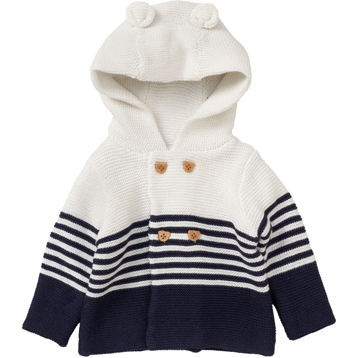 Утепленный костюм для малышей с медвежьими ушками Rock a Bye Baby Boutique, мультиколор — фото 2
