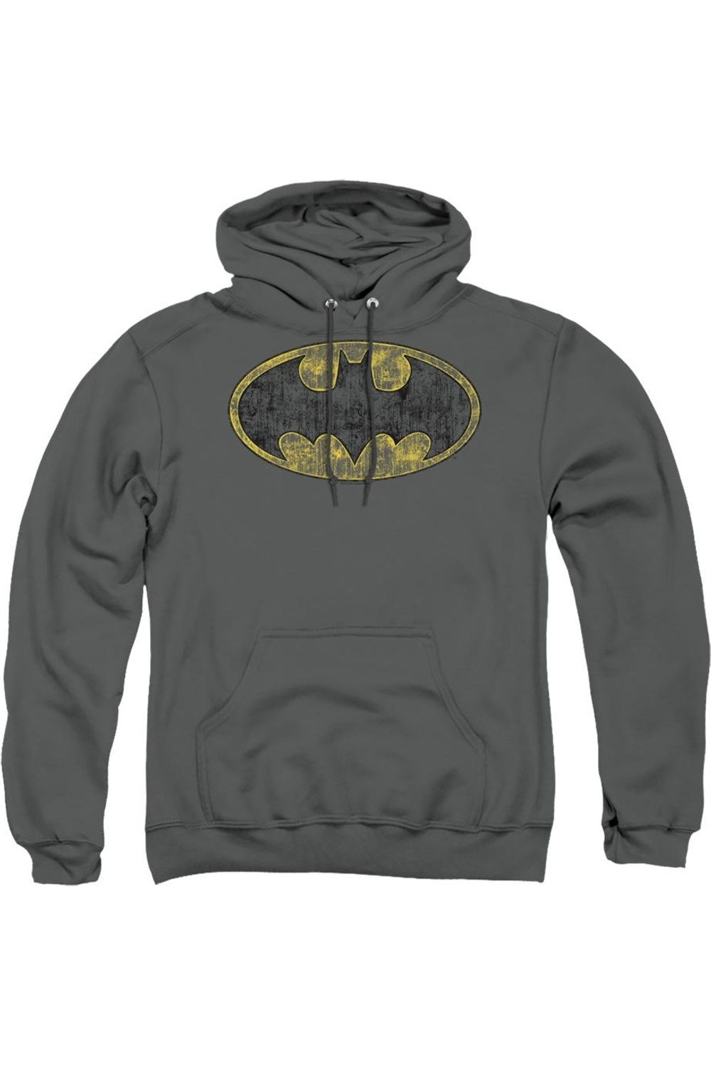 

Толстовка с капюшоном Batman Tattered Logo для взрослых Gildan