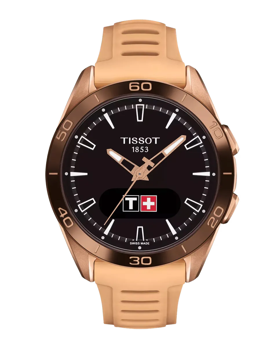 

Женские часы коллекции T-Touch в золоте и титане Tissot, золотой