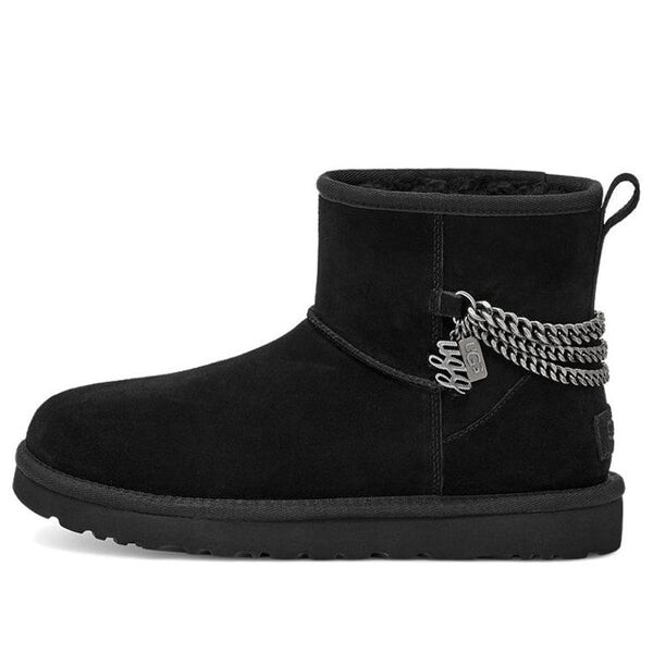 Зимние ботинки классические мини цепи Ugg, черный