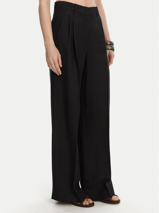 

Широкие брюки палаццо Veliero 2515131132 Weekend Max Mara, черный