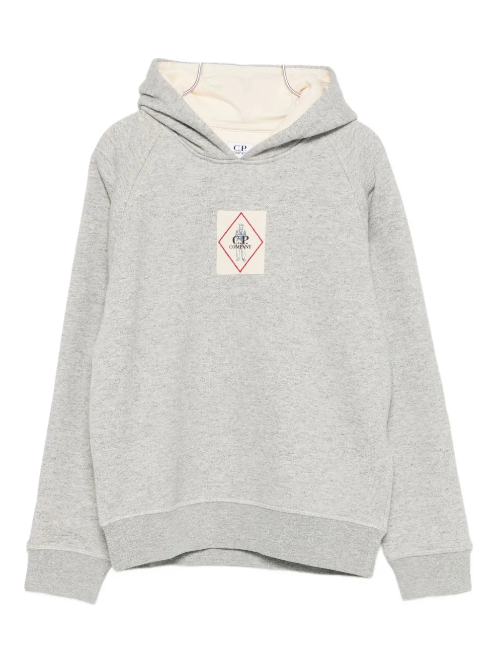 

Худи с нашивкой-логотипом C.P. Company Kids, серый