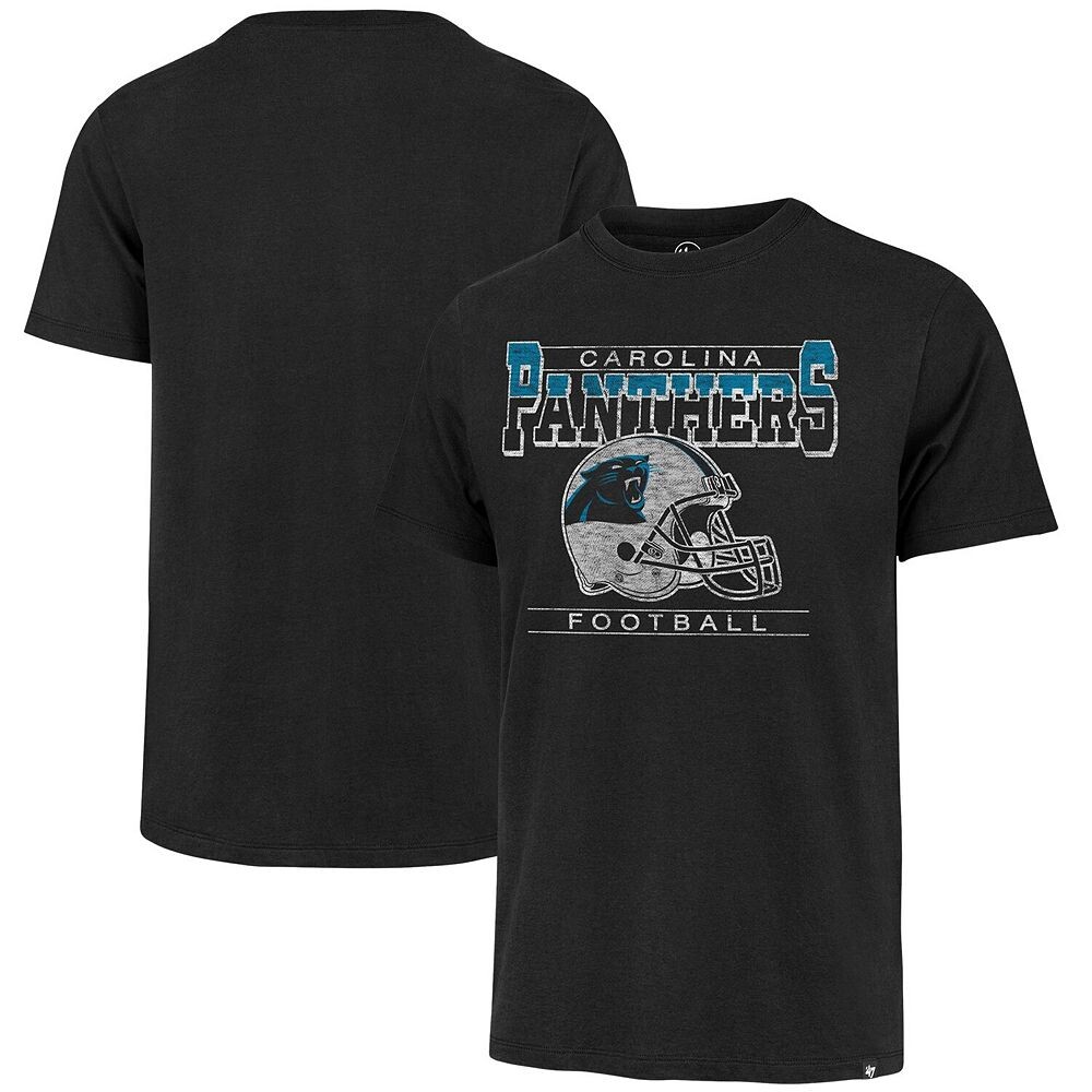 

Мужская футболка '47 Black Carolina Panthers Time Lock Franklin, цвет Pth Black