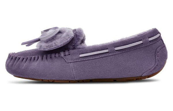 Тапочки дакота двойной бант Ugg, лиловый — фото 2