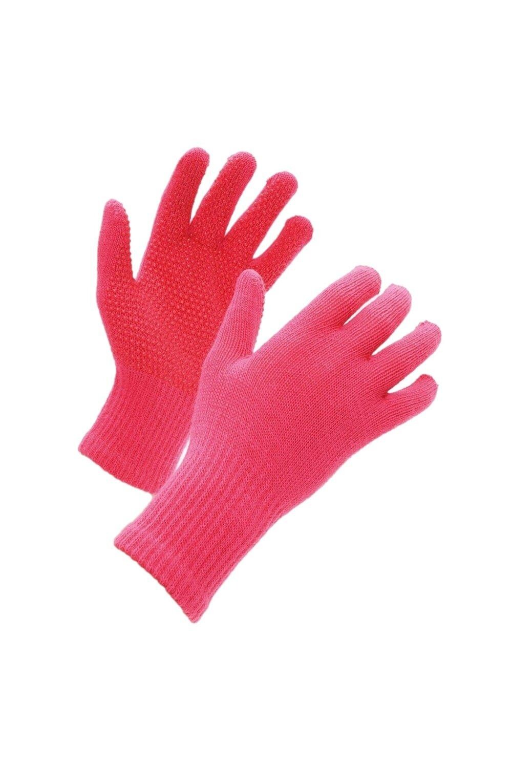 

Перчатки для верховой езды Suregrip Shires, розовый
