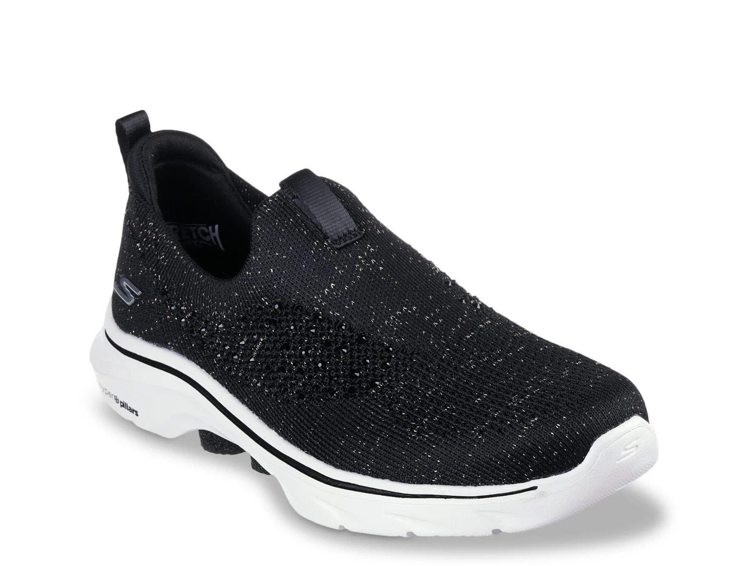 

Кроссовки GO Walk 7 Blink Slip-On Sneaker Skechers, черно-белый, Черный, Кроссовки GO Walk 7 Blink Slip-On Sneaker Skechers, черно-белый