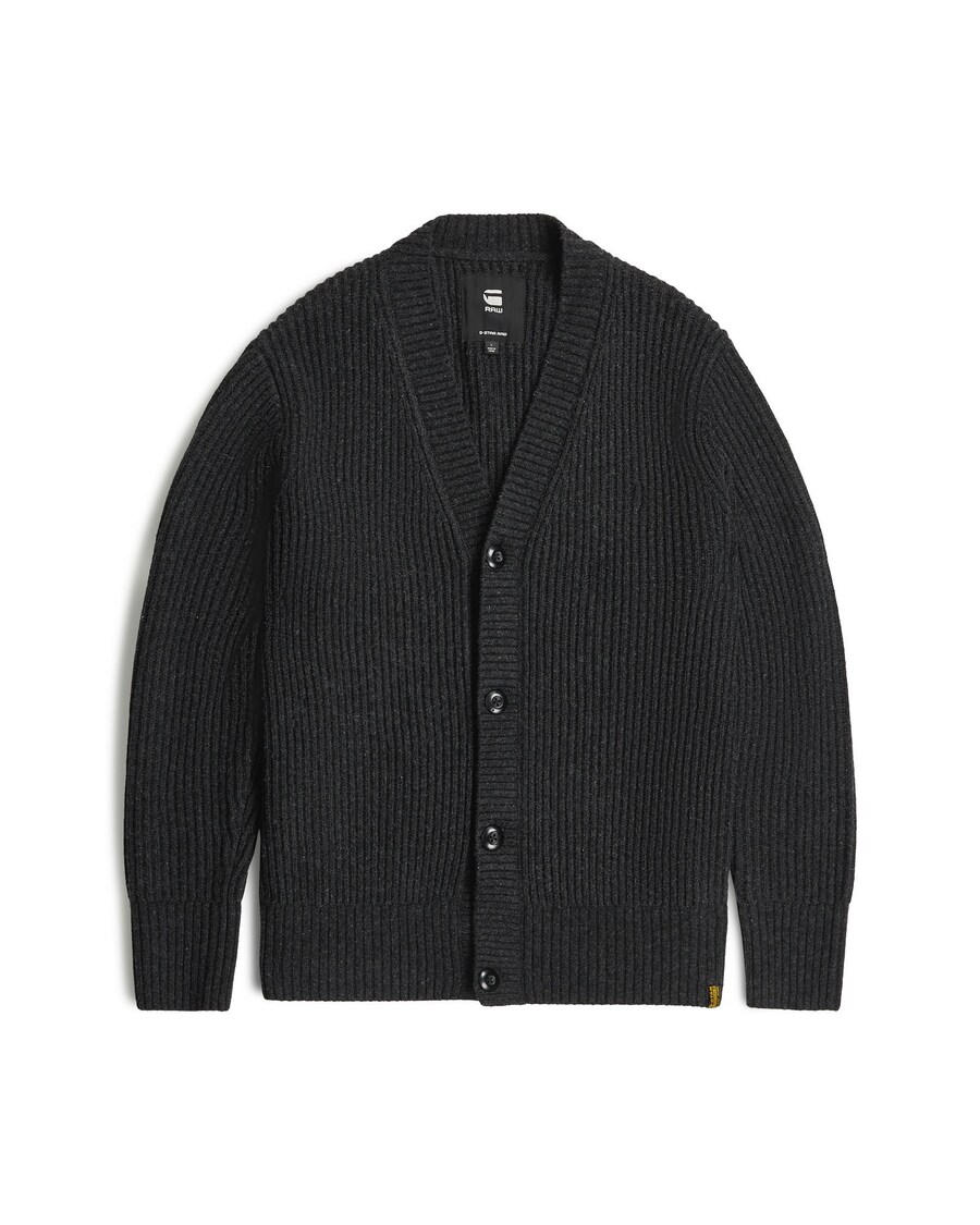 

Вязаный кардиган G-STAR, серый/темно-серый