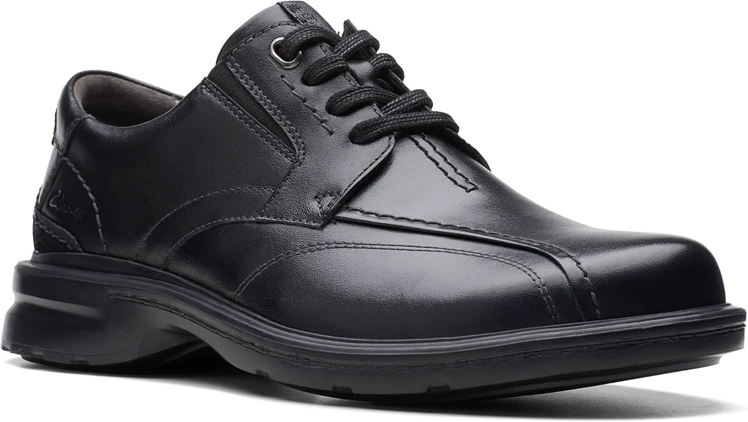 Мужские туфли Clarks Gessler на шнурках, черный — фото 2