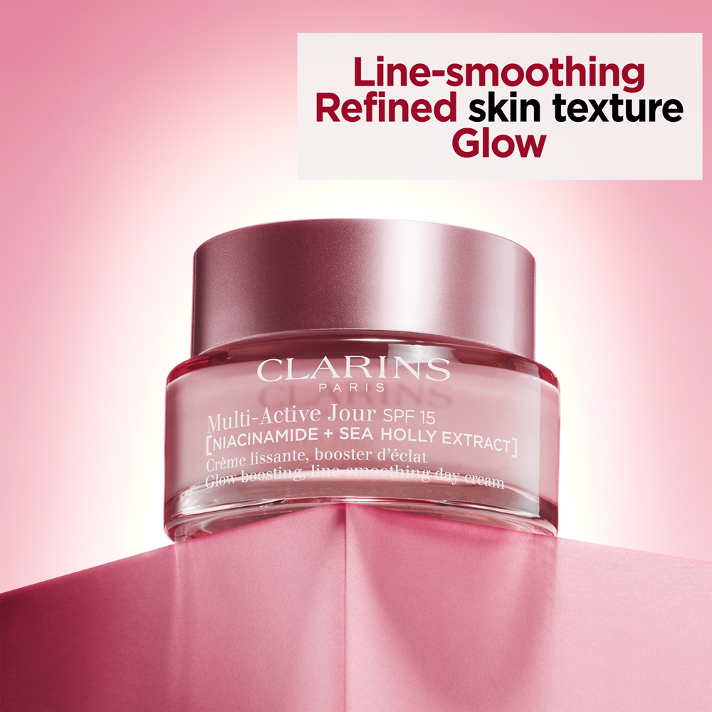 Крем для лица SPF15 CLARINS Мультиактивный дневной разглаживающий и осветляющий — фото 4