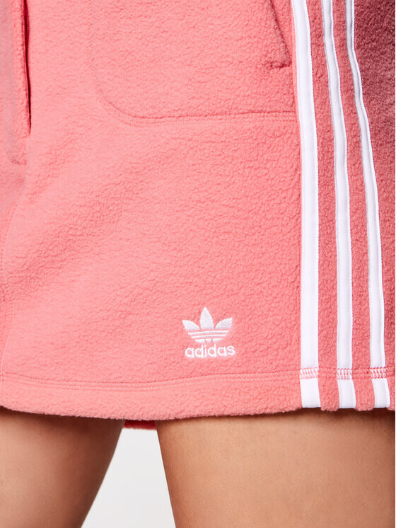 Мини-юбка приталенного кроя Adidas, розовый — фото 4