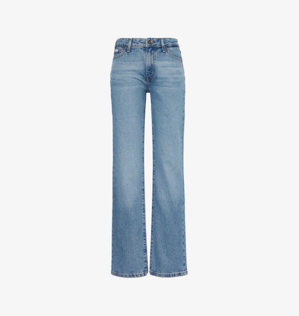 

Джинсы прямого покроя средней посадки Guess, цвет light vintage wash