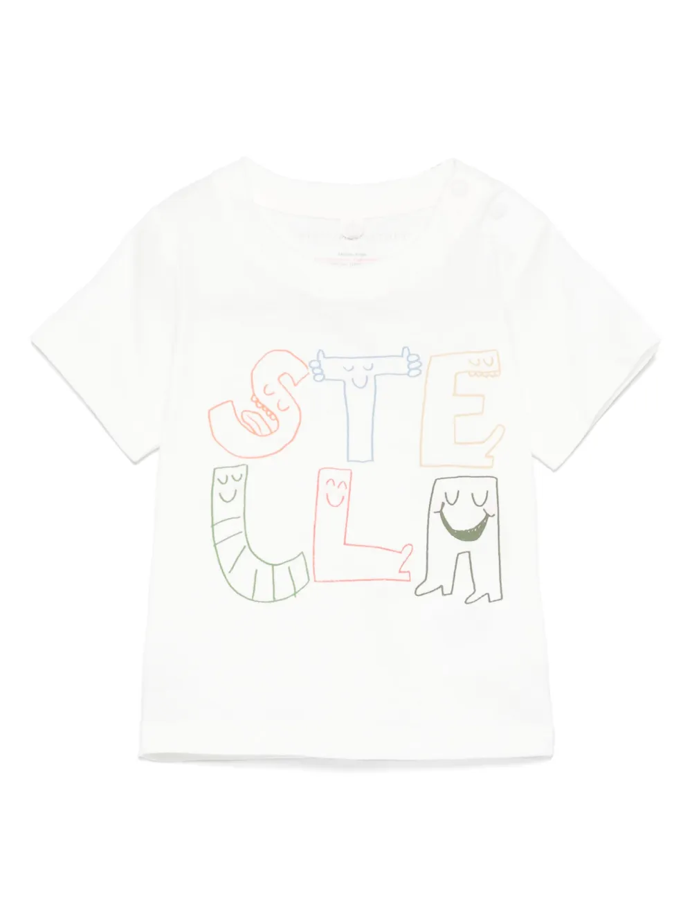 

Футболка с принтом Stella McCartney Kids, белый