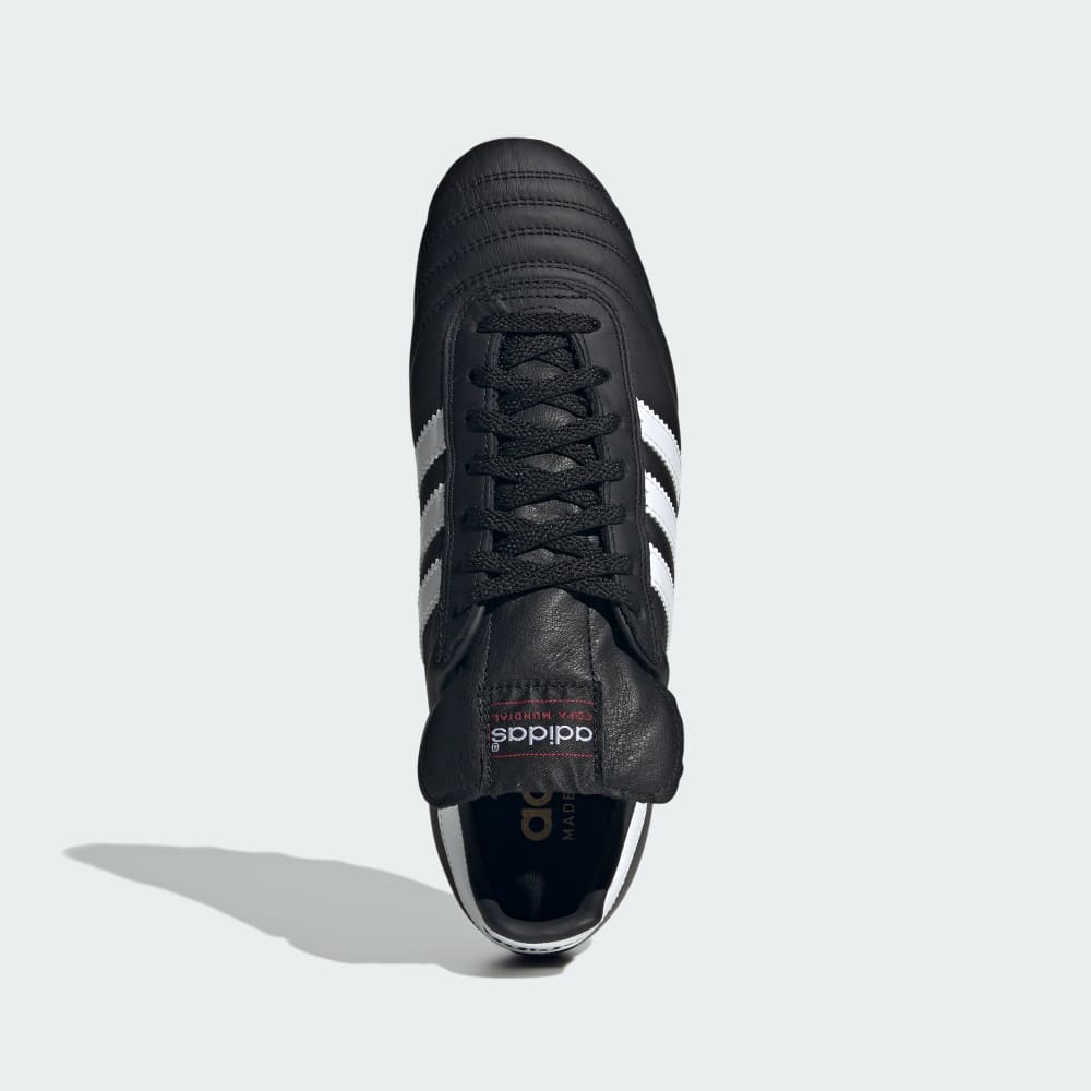 Бутсы Adidas Copa Mundial Firm Ground Cleats, цвет Cloud White/Core Black/Gold Metallic — фото 3