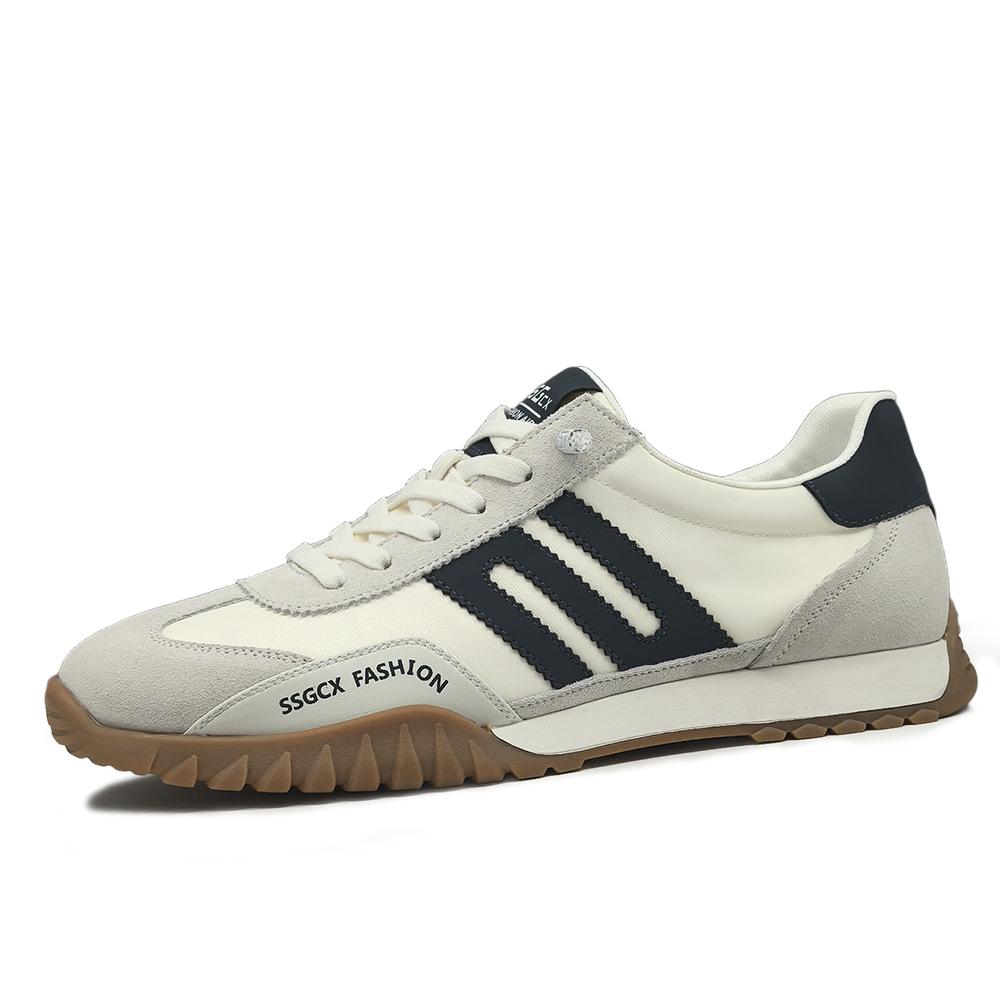 

Нескользящие, износостойкие, дышащие, легкие, низкие повседневные туфли для мужчин SENJIALUO, White Blue