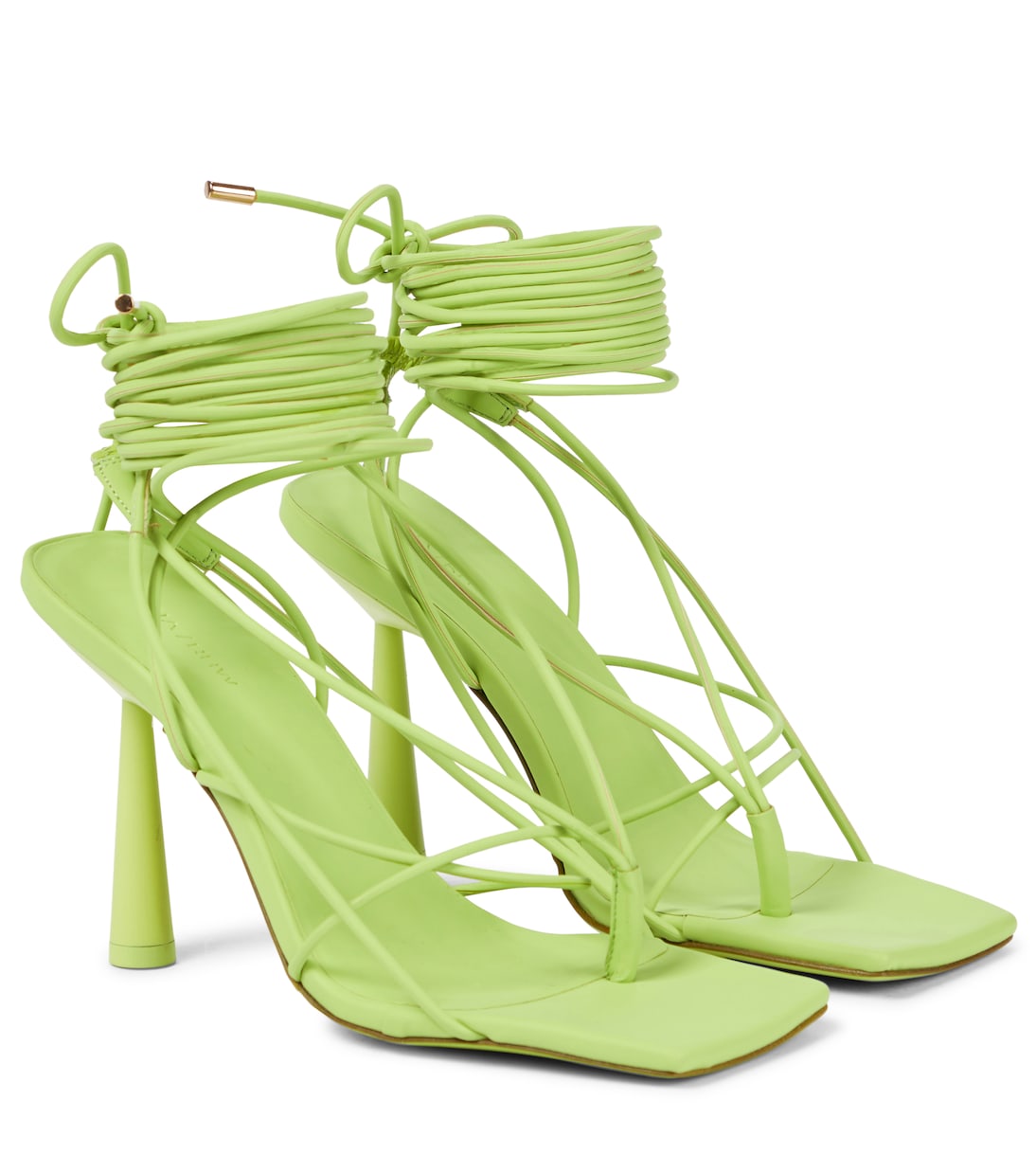 Сандалии из искусственной кожи Rosie 6 Gia Borghini, Apple Green