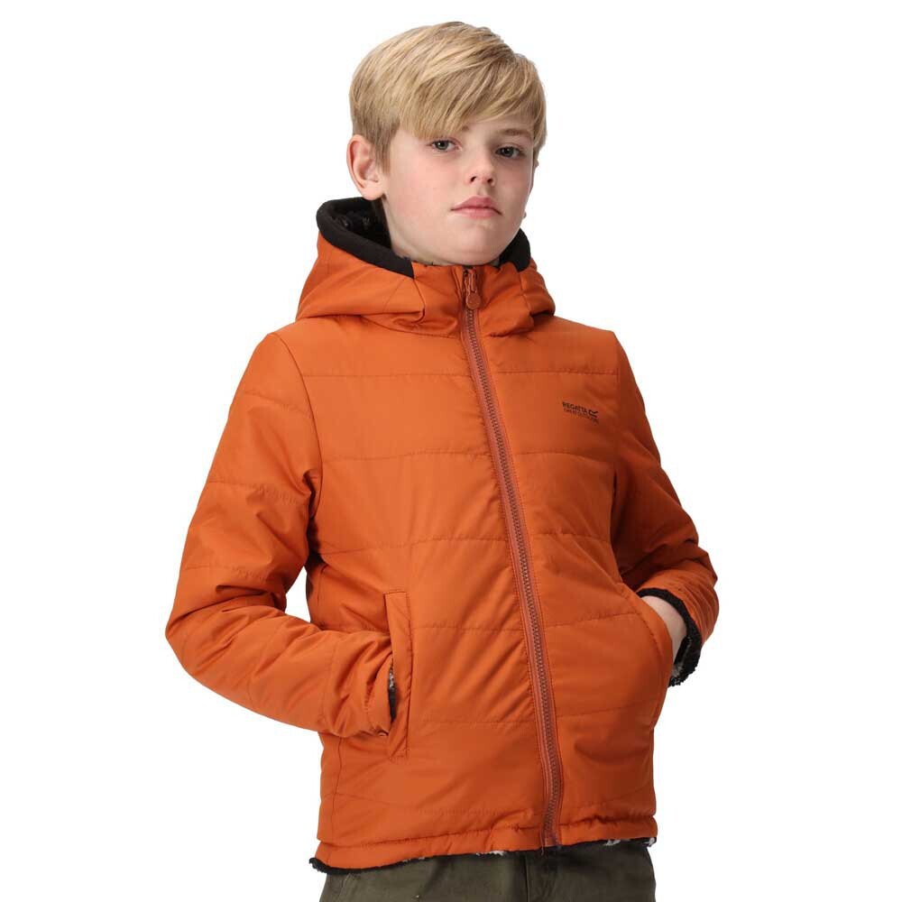 

Куртка Regatta Kyrell Revers Junior Hoodie Rain, оранжевый