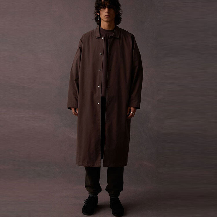 Пальто-тренч Drop2 SS23 унисекс сливово-фиолетовый Fear Of God Essentials, цвет Plum — фото 2