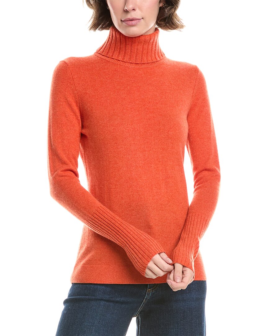 

Форте Кашемир Чанки Трим Водолазка Кашемировый свитер Forte Cashmere, красный