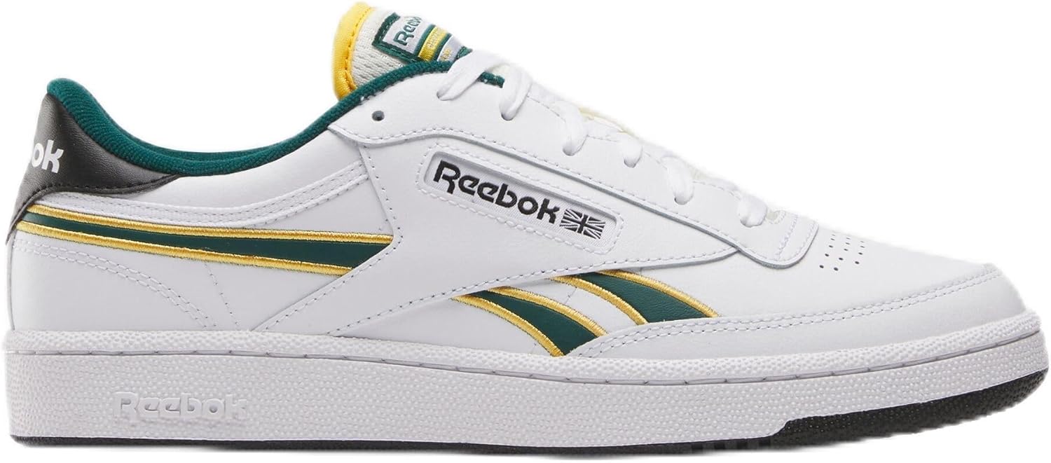 

Кроссовки Reebok Unisex Club C Revenge, белый/зеленый/золотой