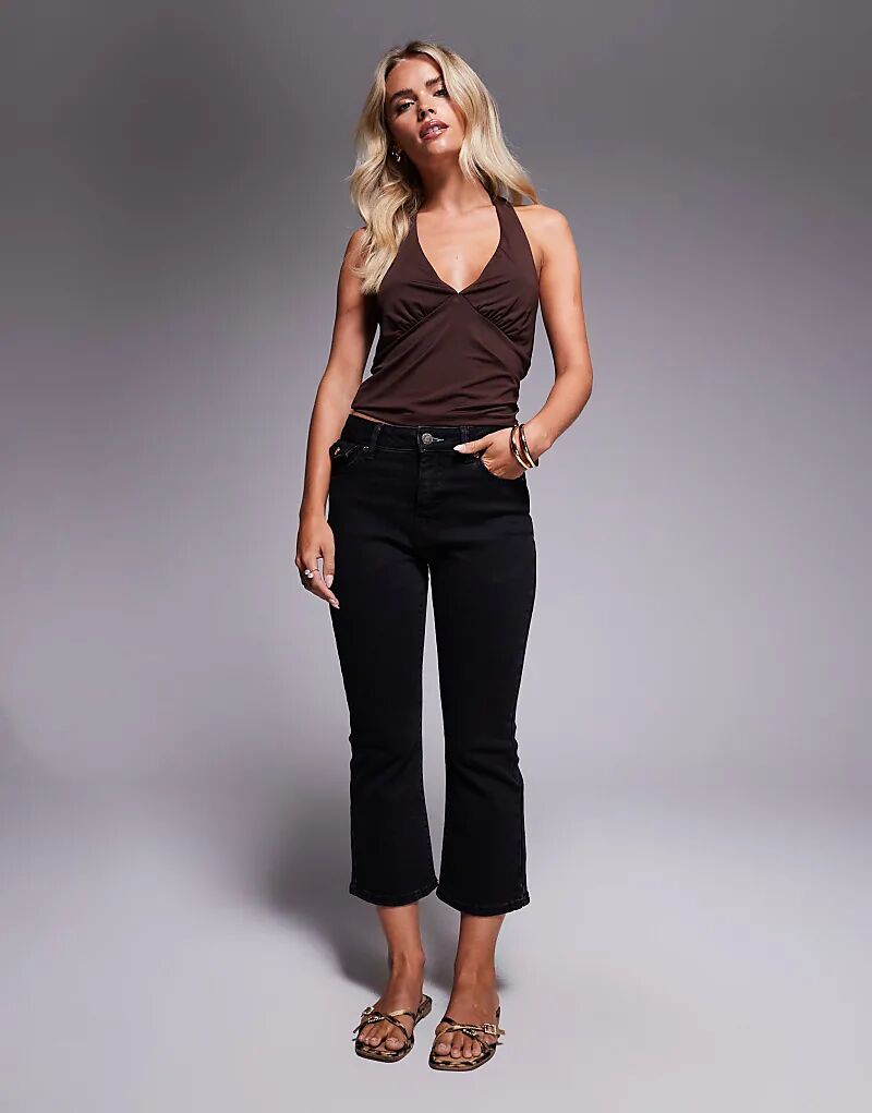 

Джинсы River Island Petite bootcut черного цвета