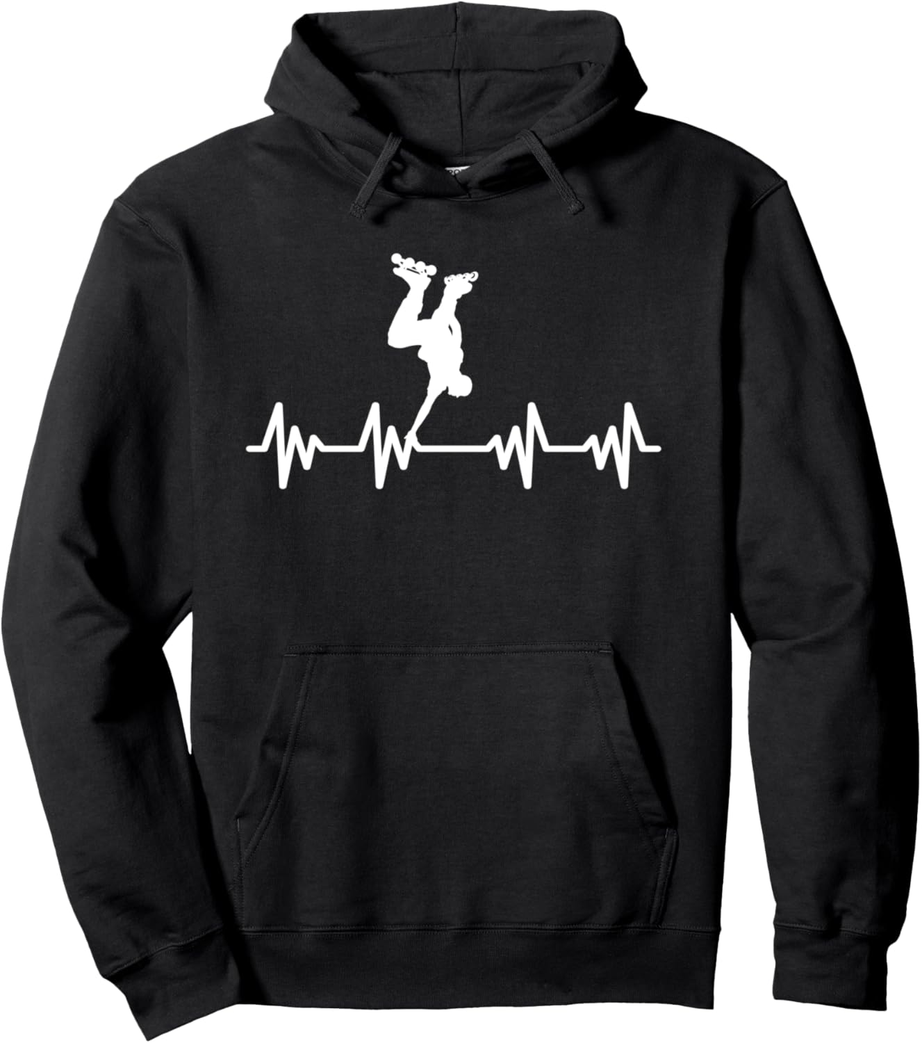 

Толстовка с капюшоном для роликовых коньков, черная Roller Skates, Inline Skater Accessories, Gift Shirt