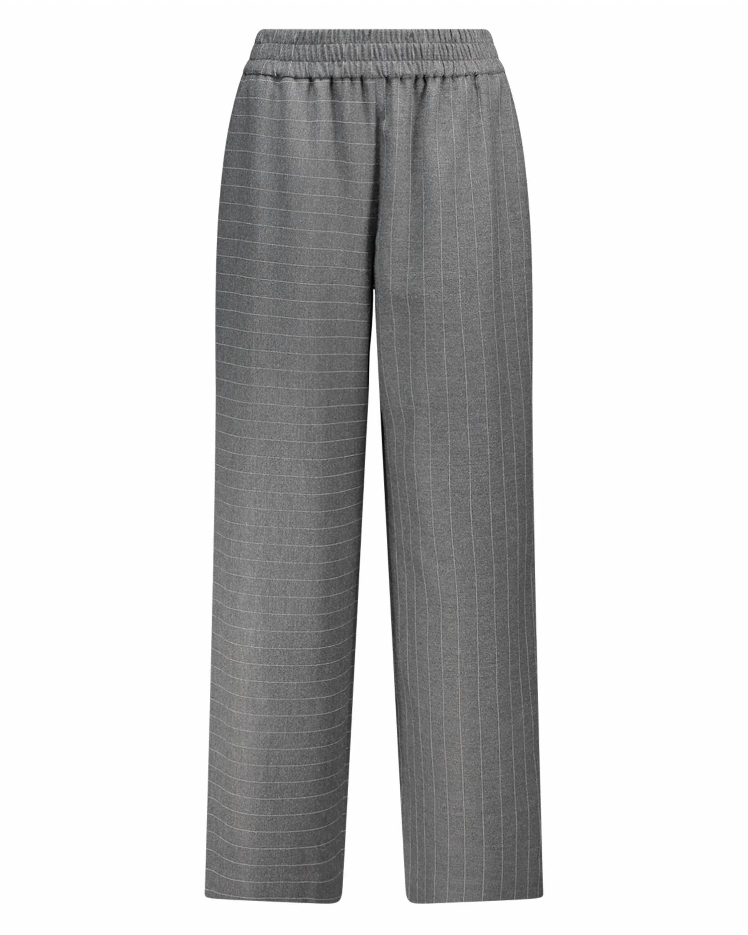 

Женские брюки Benny Baggy Pull Up в цвете Charcoal/White alice + olivia