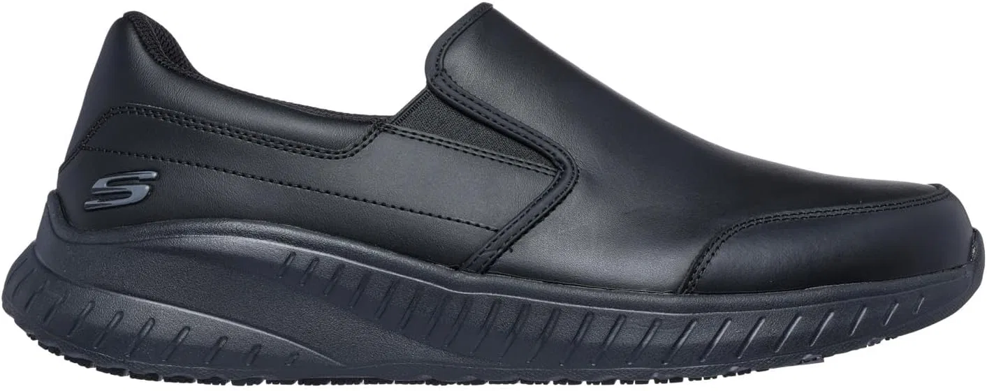 Мужские кроссовки Skechers Squad Chaos Sr Rockrath Healthcare, Black Leather — фото 2