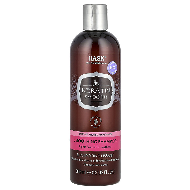 

Hask Beauty, Keratin Protein, разглаживающий шампунь, 355 мл (12 жидк. унц.)