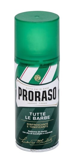 Освежающая пена для бритья для мужчин с алоэ и витамином Е, 100 мл Proraso, Tutte Le Barbe — фото 2