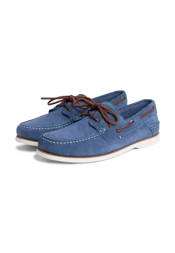 Замшевые лодочные туфли Tommy Hilfiger, Aegean Sea — фото 2