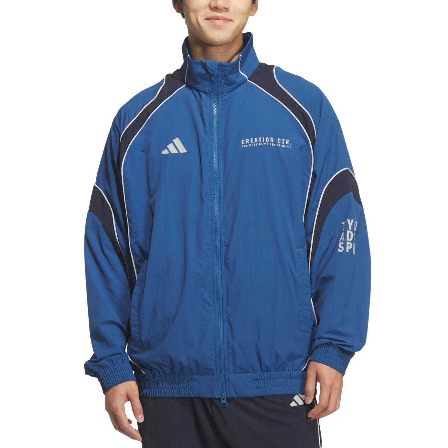 Куртка Adidas BL Wov 'Dusky Petrol Legend Ink' — фото 2