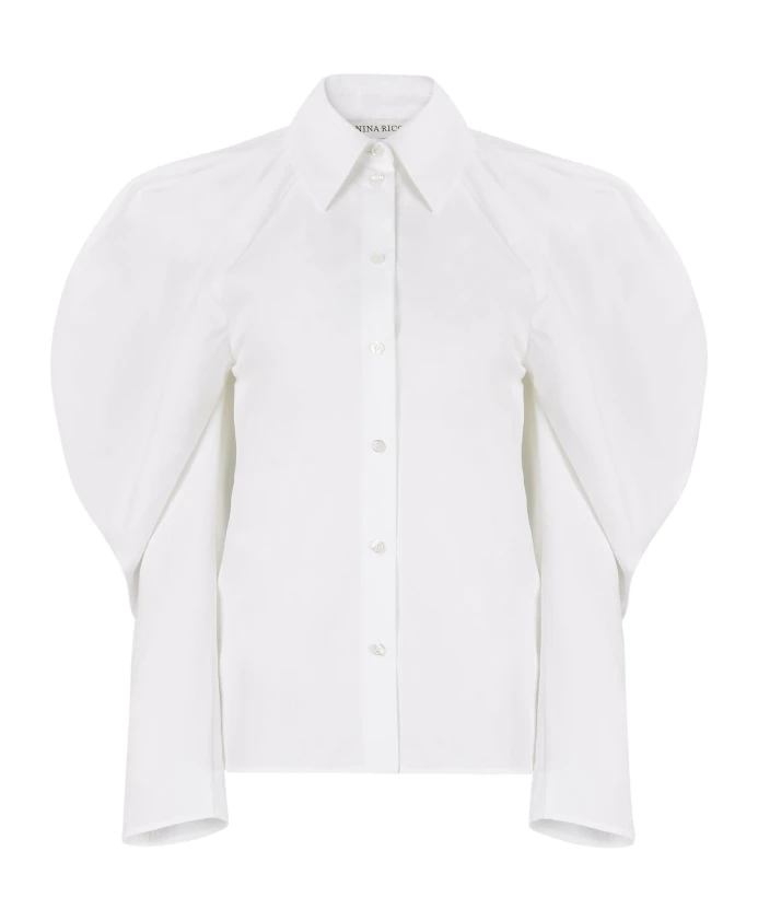 

Топ с бретельками и бантиком Nina Ricci, белый