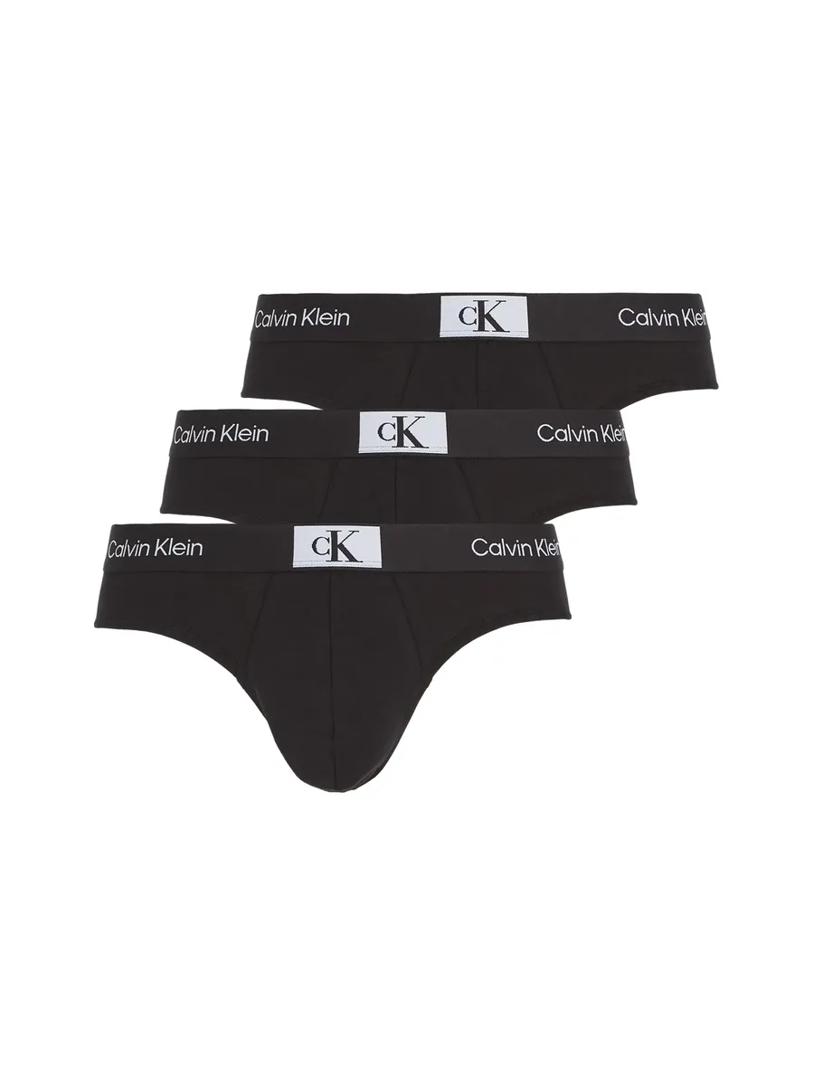 

Calvin Klein Underwear Hipster "HIP BRIEF 3PK" (3 шт. в упаковке), с эластичным поясом с логотипом Calvin Klein, черный