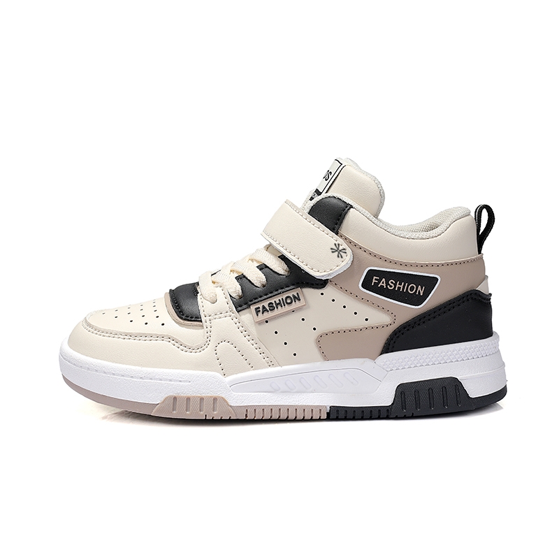 

Износостойкие детские кроссовки для скейтбординга средней высоты YUZHAOLIN, бежевый